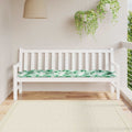 Gartenbank-Auflage Blattmuster 180X50X7 Cm Oxford-Gewebe