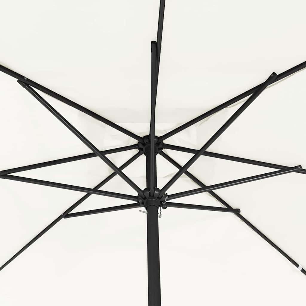 Garten-Sonnenschirm 295 X 295 X 245 Cm Polyester Und Stahl
