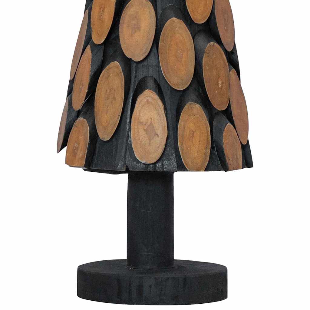 Weihnachtsbaum Mit Ständer Braun Massivholz Teak