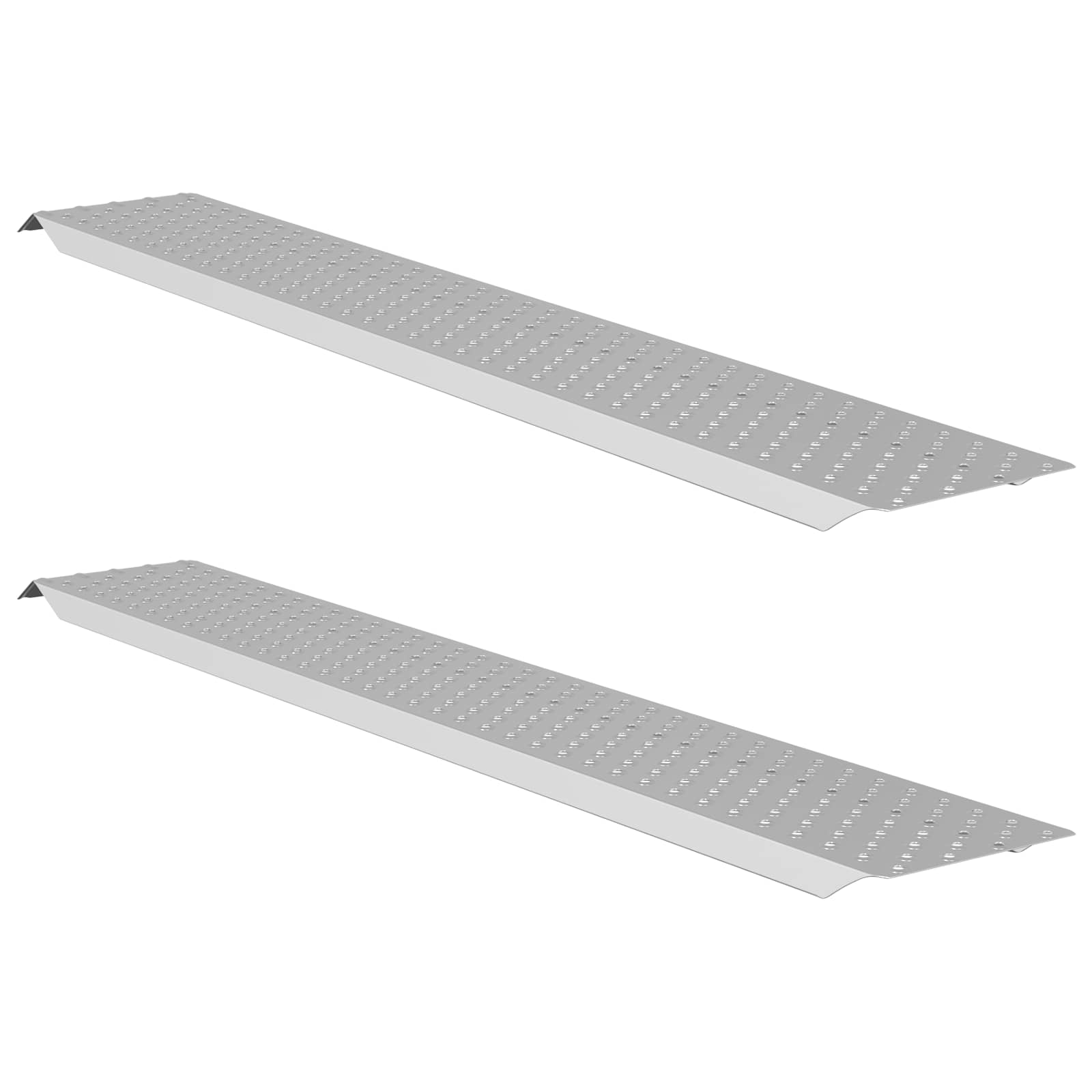 Lade Rampe 200 Kg Silber 159 X 23 X 5 Cm Verzinkter Stahl