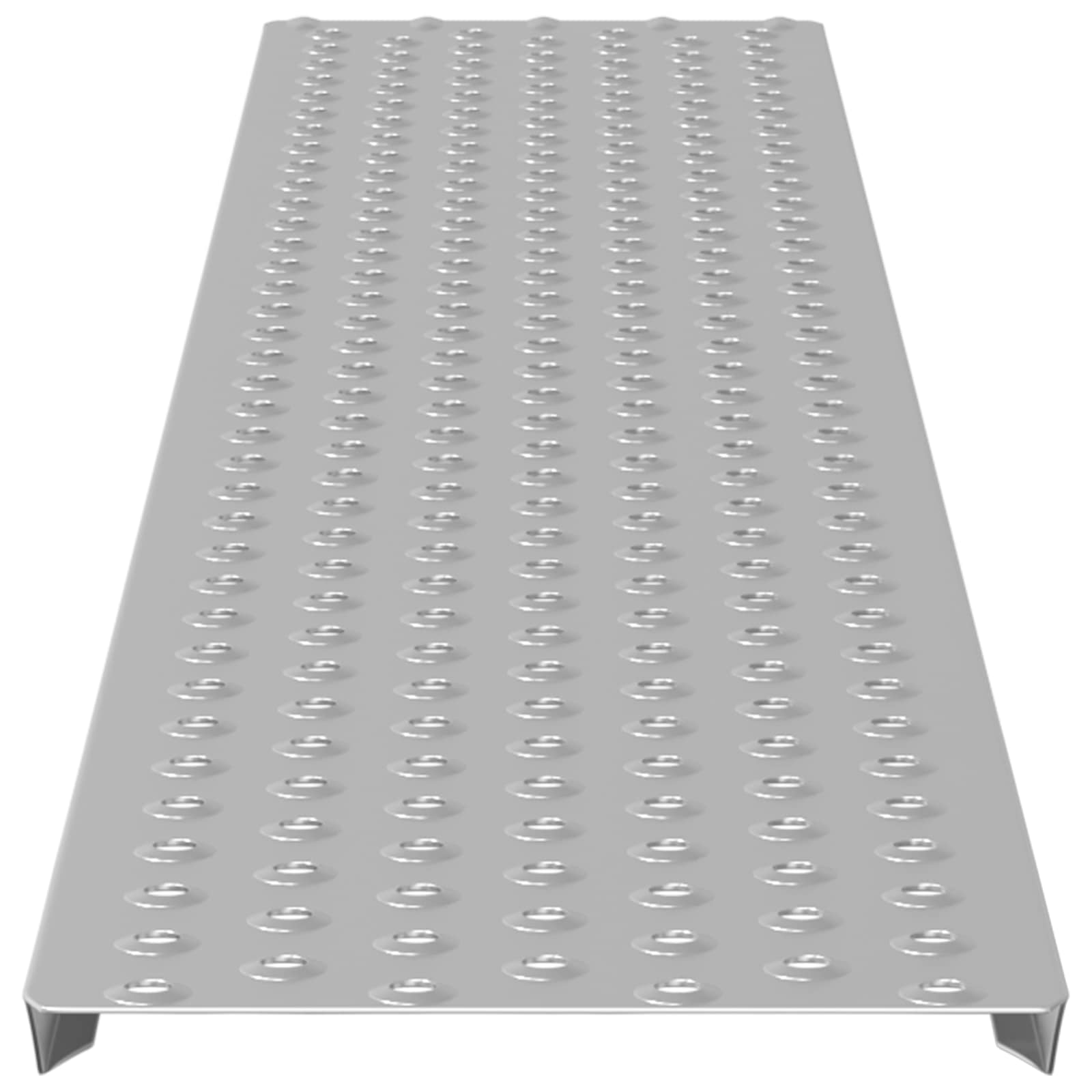 Lade Rampe 200 Kg Silber 159 X 23 X 5 Cm Verzinkter Stahl