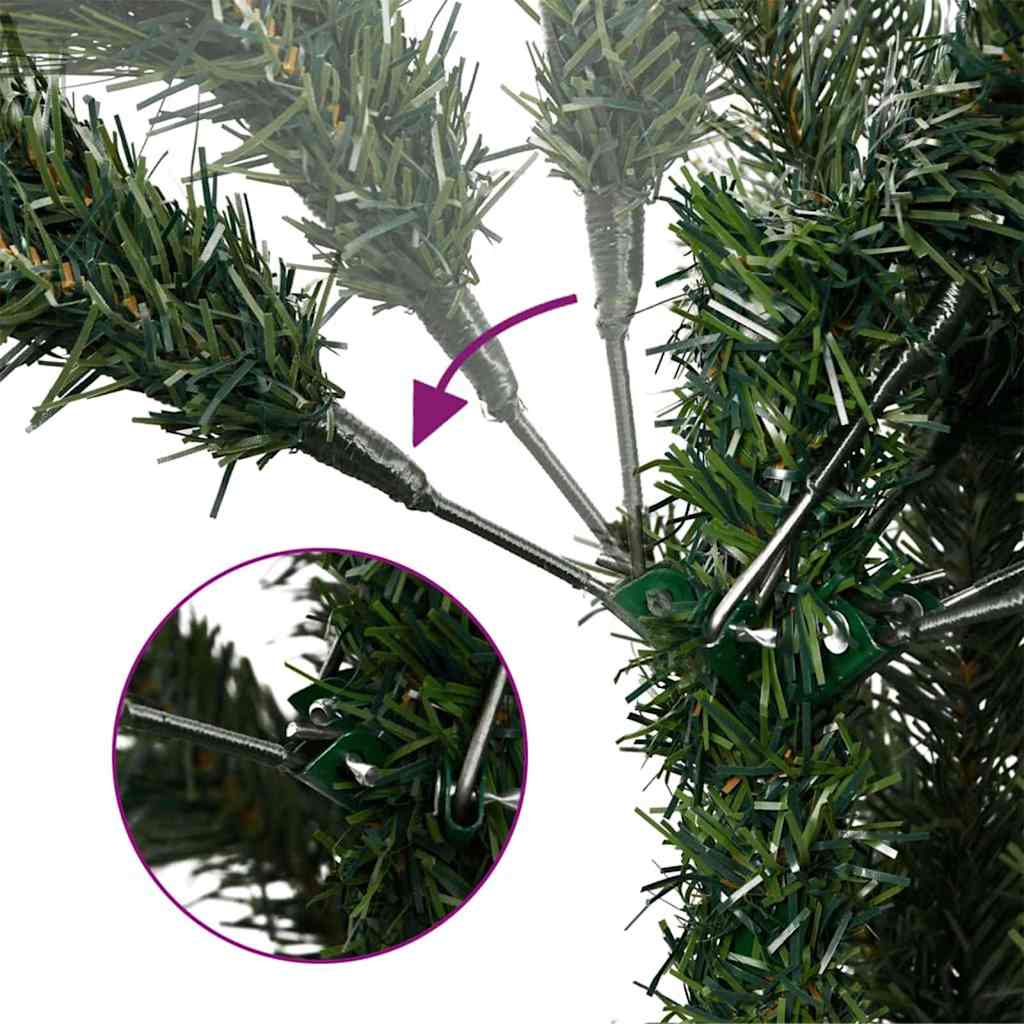 Künstlicher Klappbarer Weihnachtsbaum Pvc, Stahl