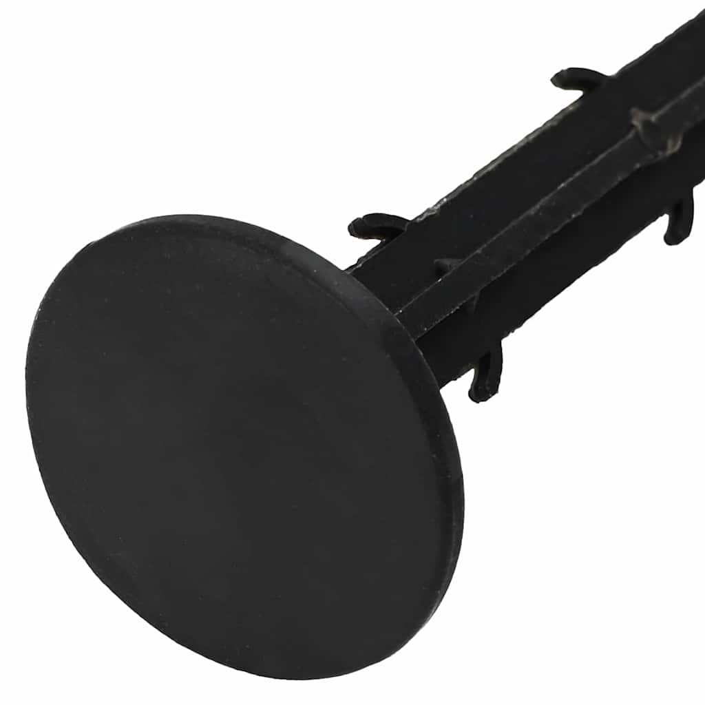 Bodenheringe 100 Pcs Schwarz Ø3 X 11 Cm Kunststoff
