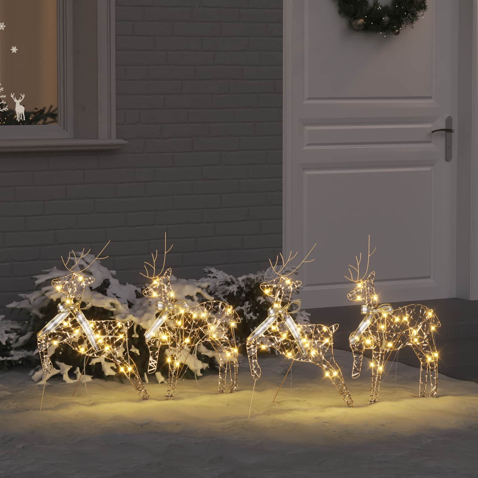 Led Rentiere 4 Pcs