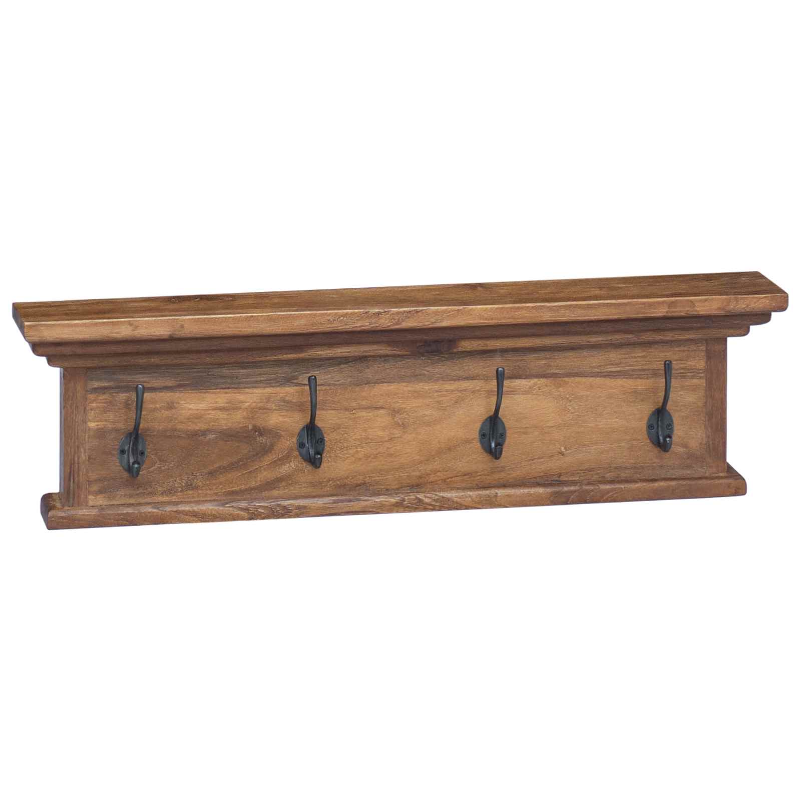 Wand Montierter Kleiderständer Natur 70 X 10 X 20 Cm