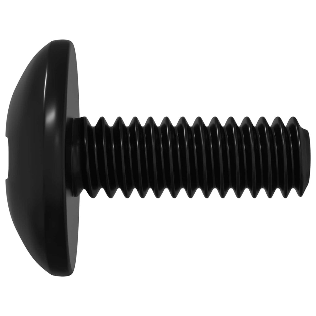 Hülsen Schrauben 2 Pcs Schwarz M4 X 10 Mm Stahl