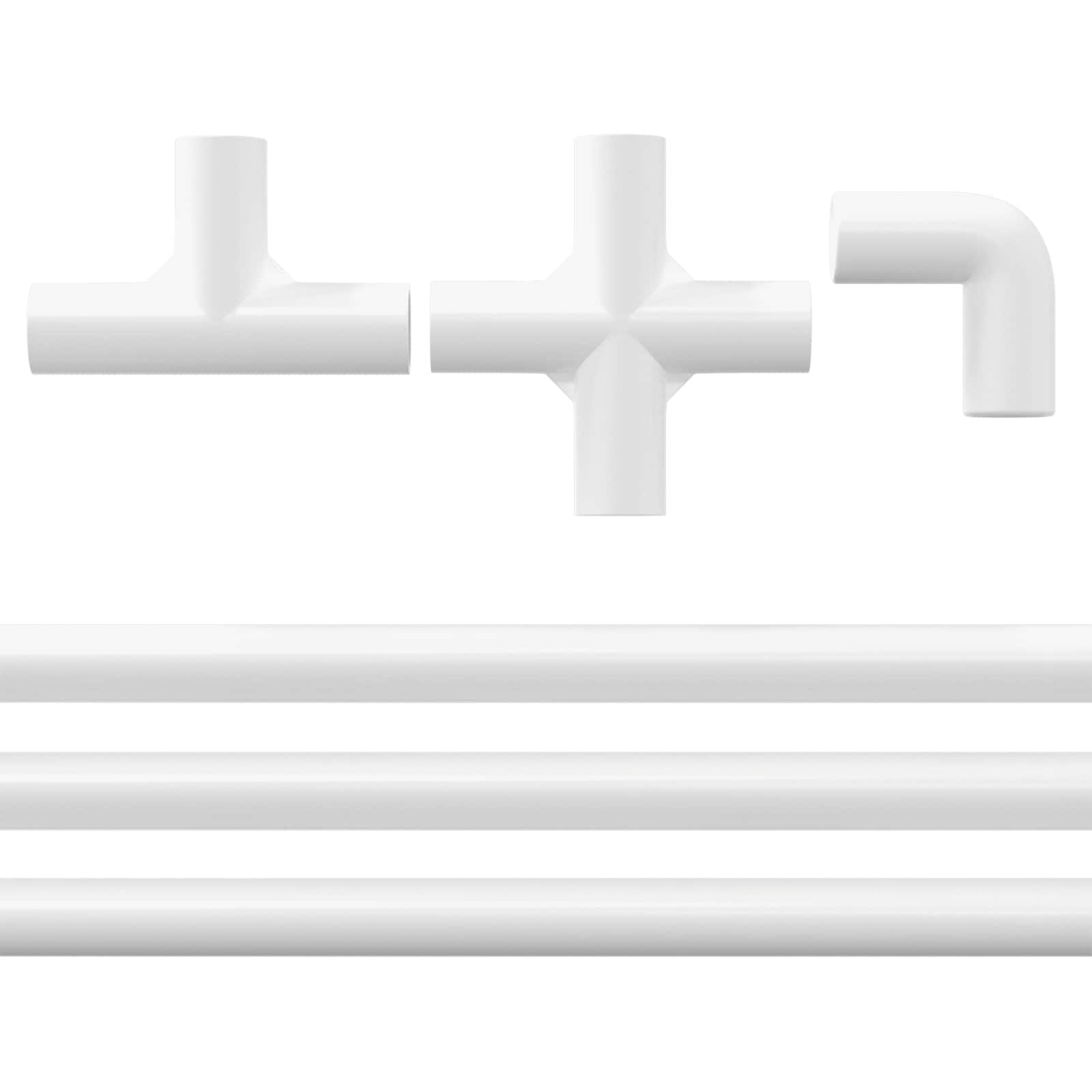 Pvc Rohr 2 Pcs Weiß 12,2 X 1,8 X 500 Mm Pp Und Pe