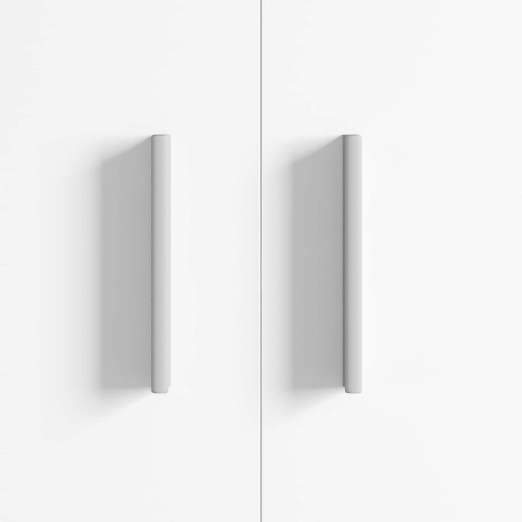 Griff Uni 2 Pcs Silber 105,7 X 7,4 X 15,5 Mm Aluminium