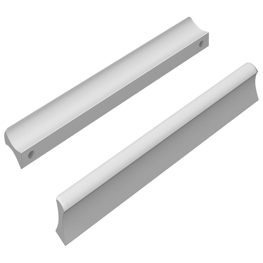 Griff Uni 2 Pcs Silber 105,7 X 7,4 X 15,5 Mm Aluminium