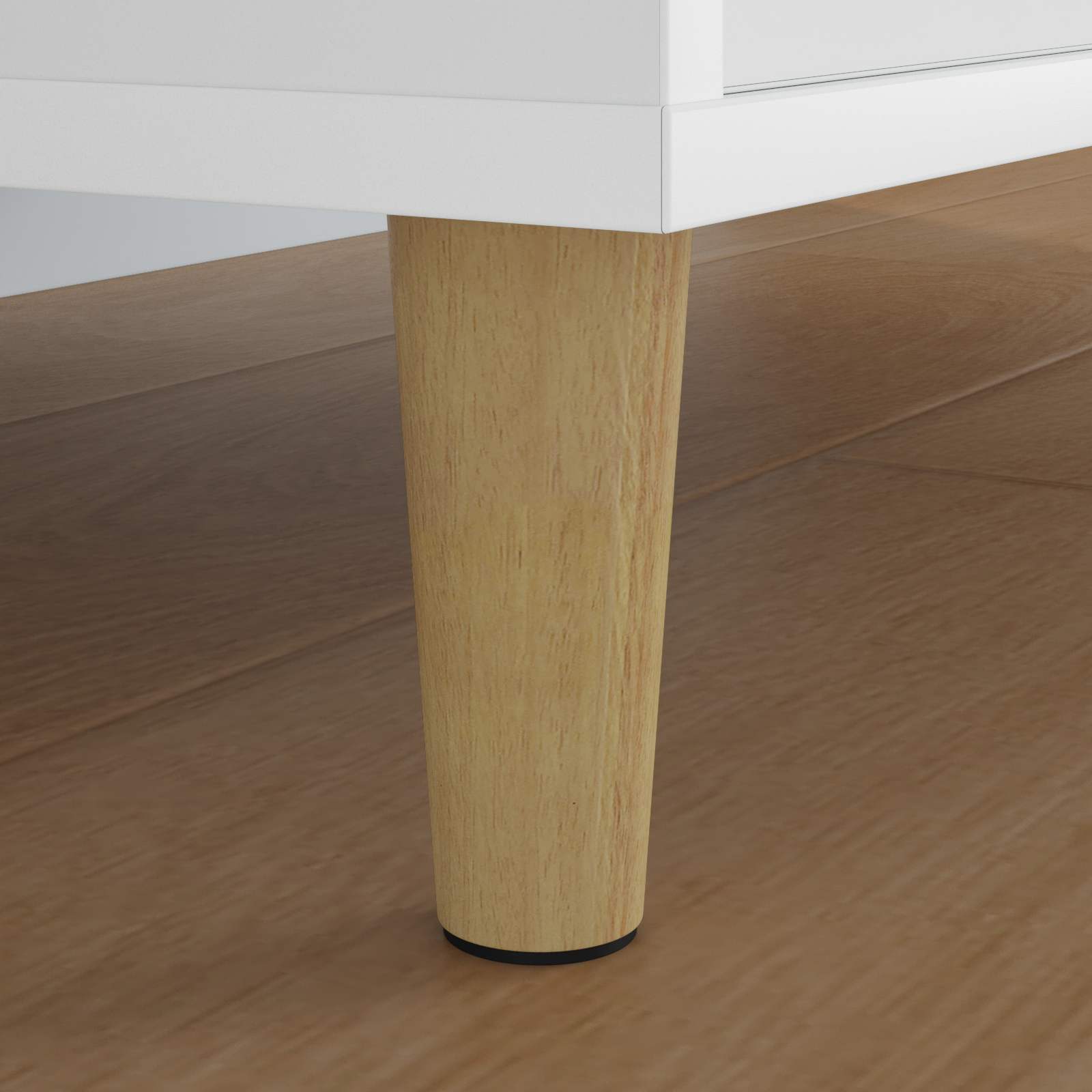Möbelbeine 2 Pcs Braun Ø 44 X 100 Mm Massives Eukalyptus Holz