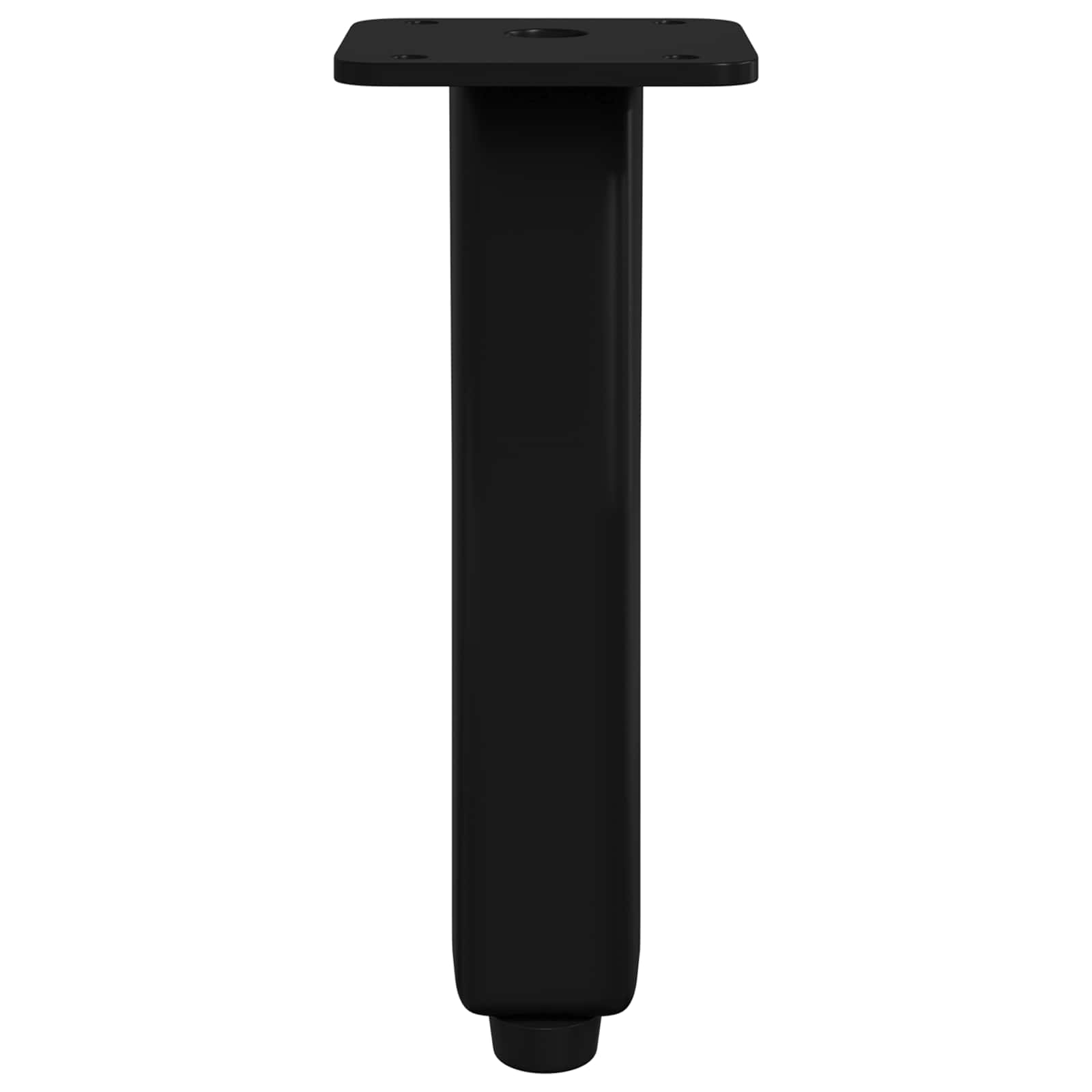 Standfüße 2 Pcs Schwarz 40 X 40 X 100 Mm Eisen