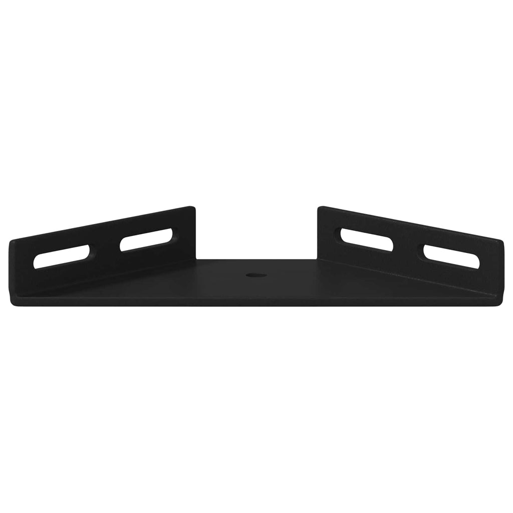 Eckhalter 2 Pcs Schwarz 138,5 X 50,5 X 16 Mm Eisen