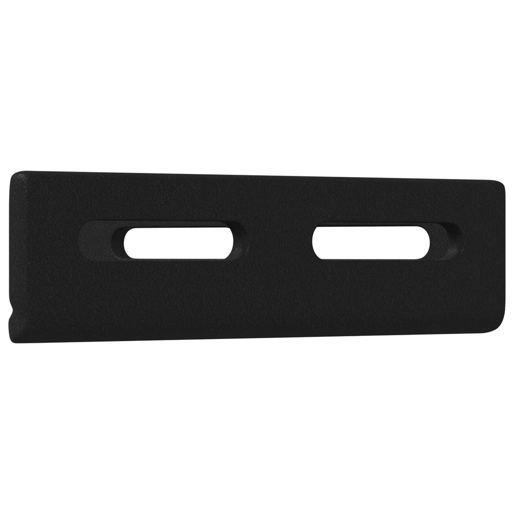 Eckhalter 2 Pcs Schwarz 138,5 X 50,5 X 16 Mm Eisen