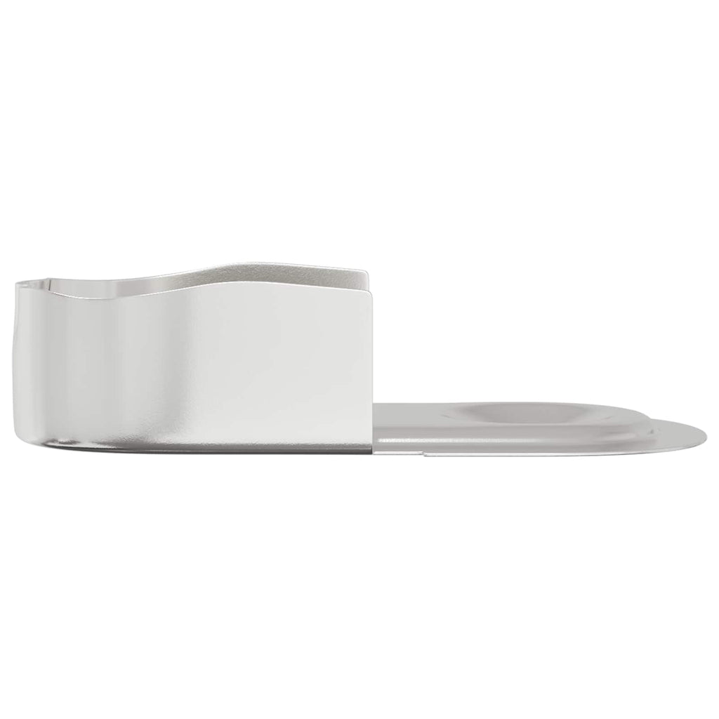 Kleiderstangenhalter 2 Pcs Weißes Zink 40 X 18 X 10 Mm Eisen