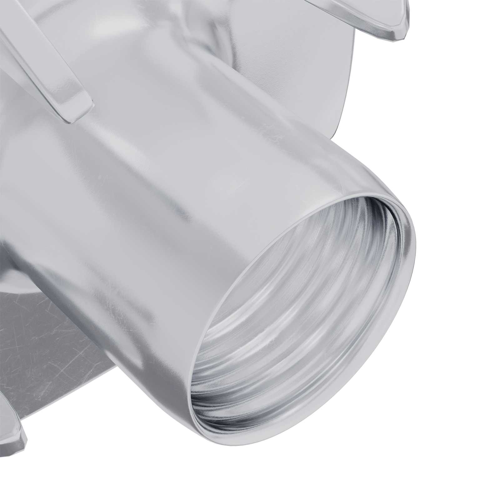 Stift-T-Nuss 2 Pcs Silber M6 Mm Stahl