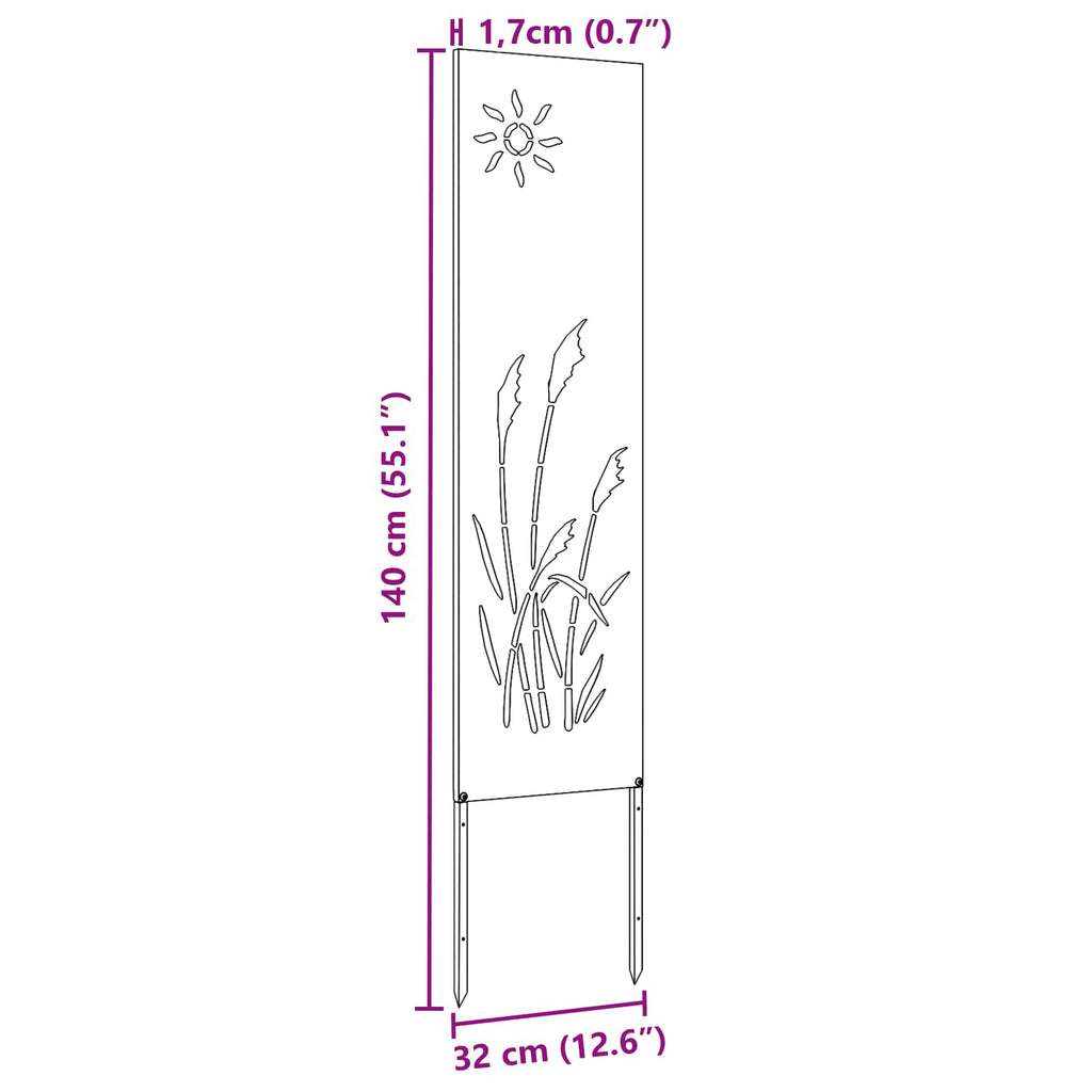 Garten Sichtschutz-Leinwand Weiß