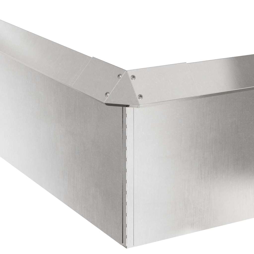 Schneckenzauns 8 Pcs Silber