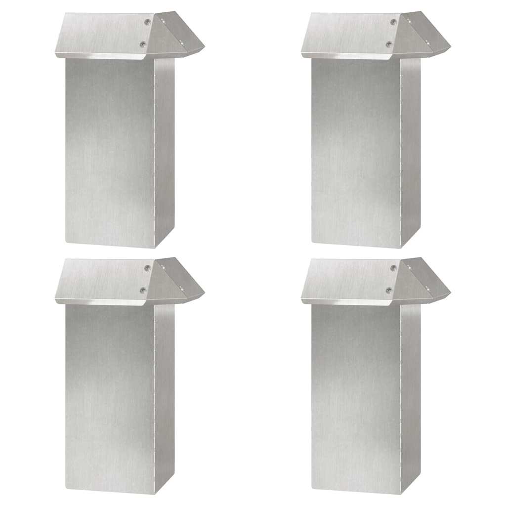 Schneckenzauns 8 Pcs Silber