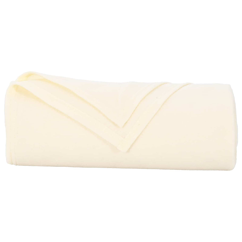 Überwurfdecke 170 X 130 Cm Fleece Creme