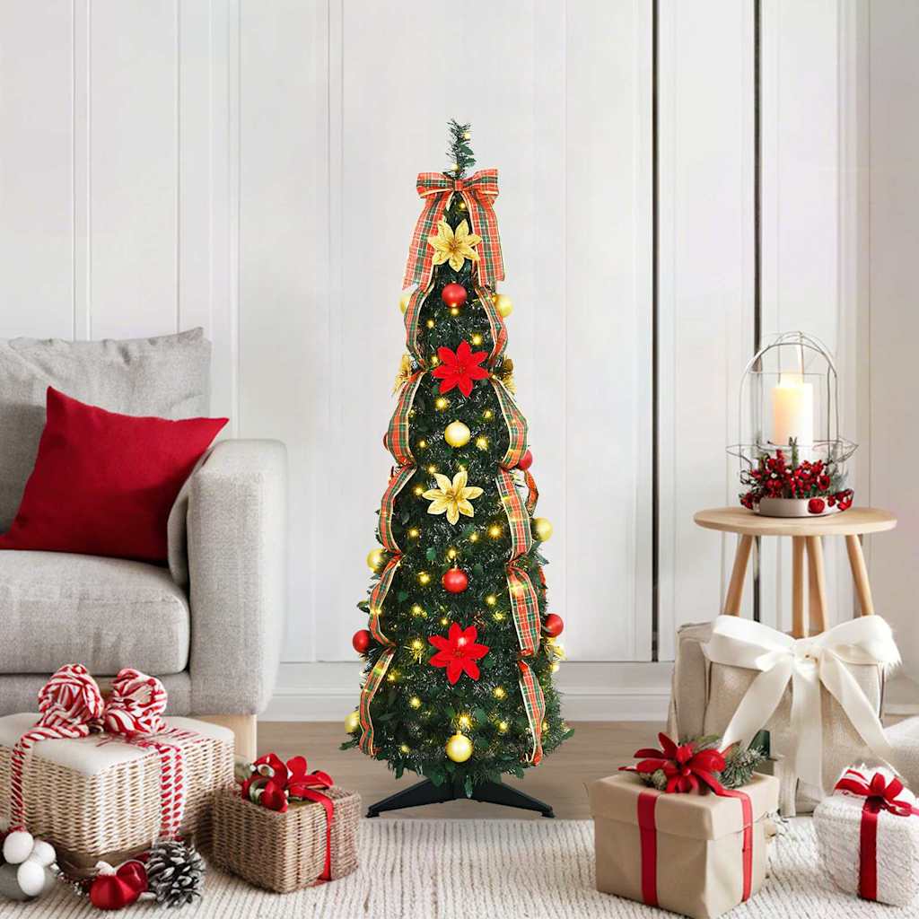 Künstlicher Weihnachtsbaum Mit 50 Leds Grün Pvc