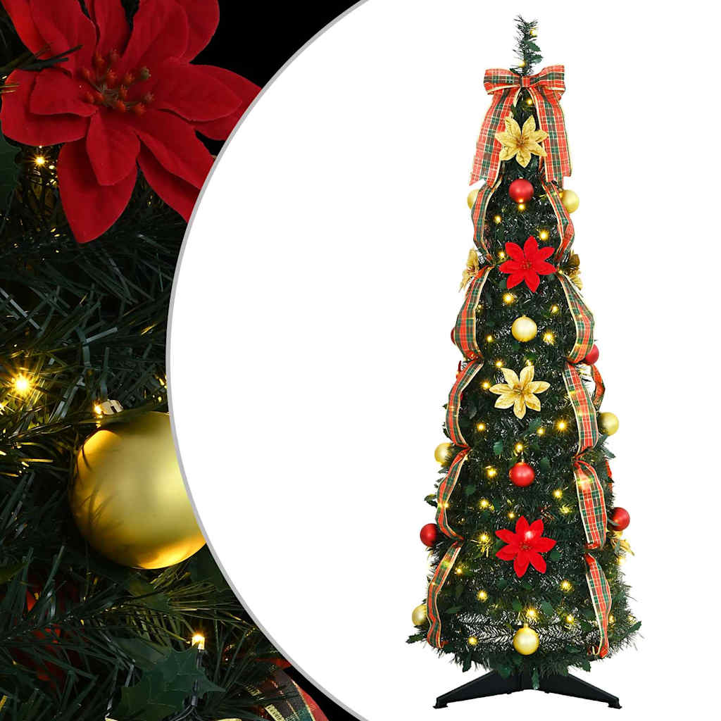 Künstlicher Weihnachtsbaum Mit 50 Leds Grün Pvc