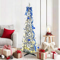 Künstlicher Weihnachtsbaum Mit 50 Leds Weiß 120 Cm Pvc