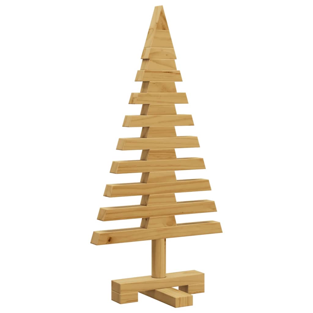 Holz Weihnachtsbaum Mit Ständer Braun Massivholz Kiefer