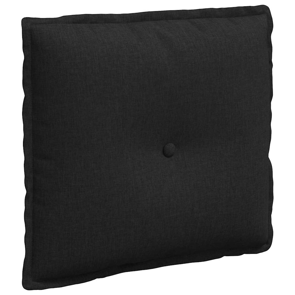 Rücken Kissen Stoff Schwarz