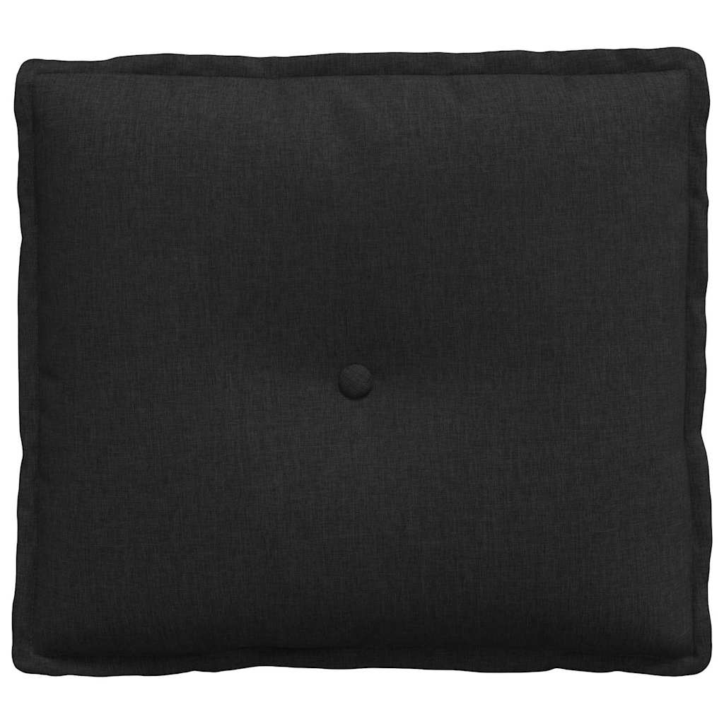 Rücken Kissen Stoff Schwarz