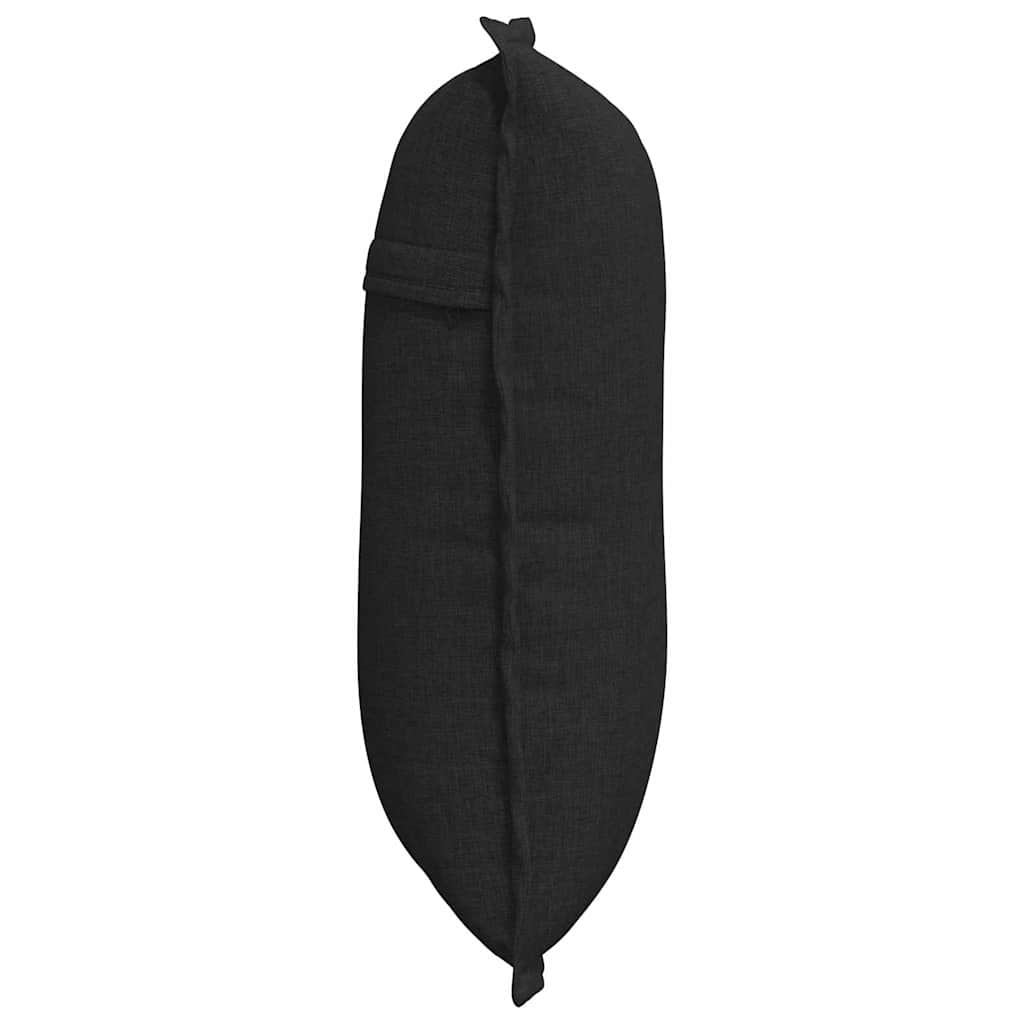 Rücken Kissen Stoff Schwarz
