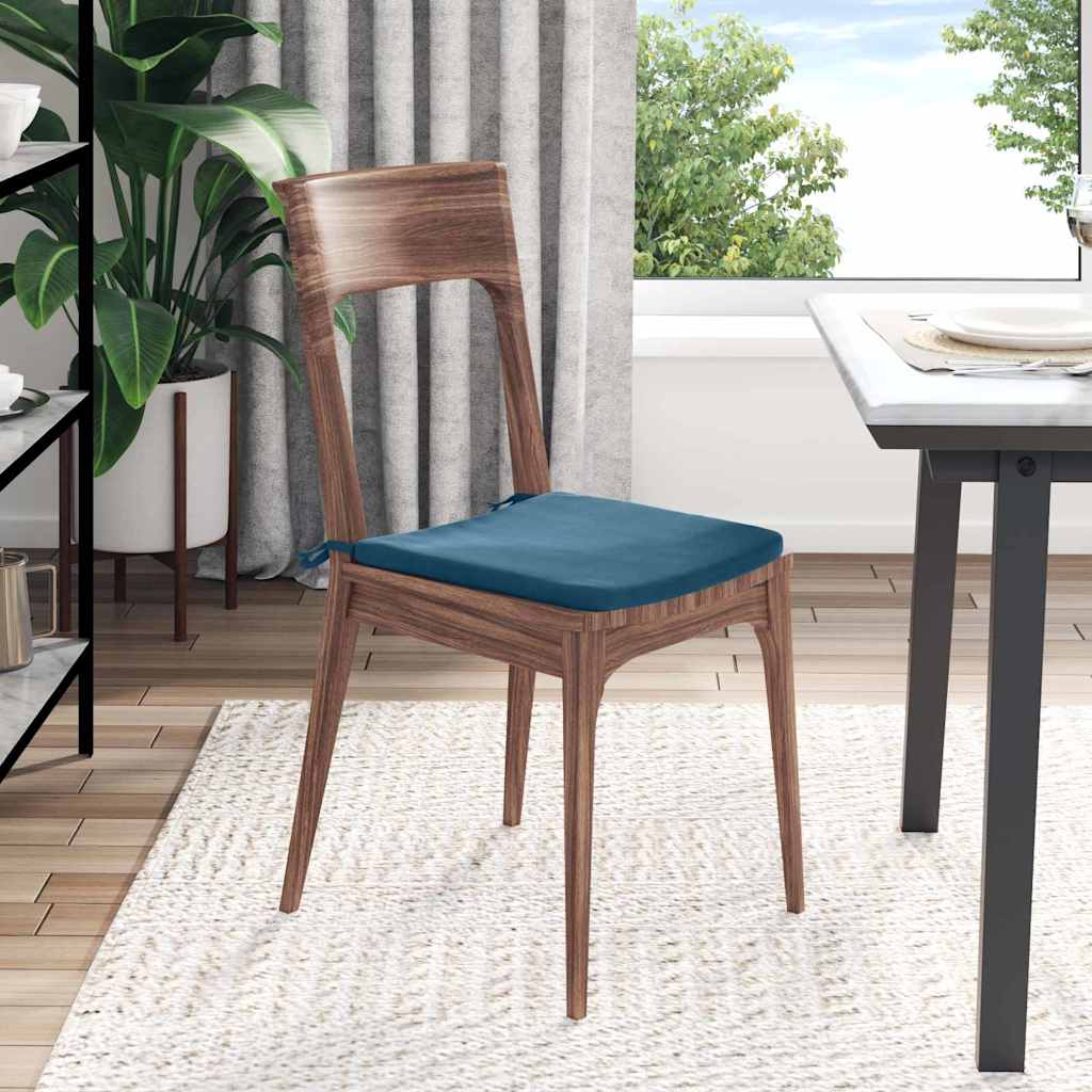 Sitzkissen 4 Pcs 40 X 40 X 3 Cm Samt