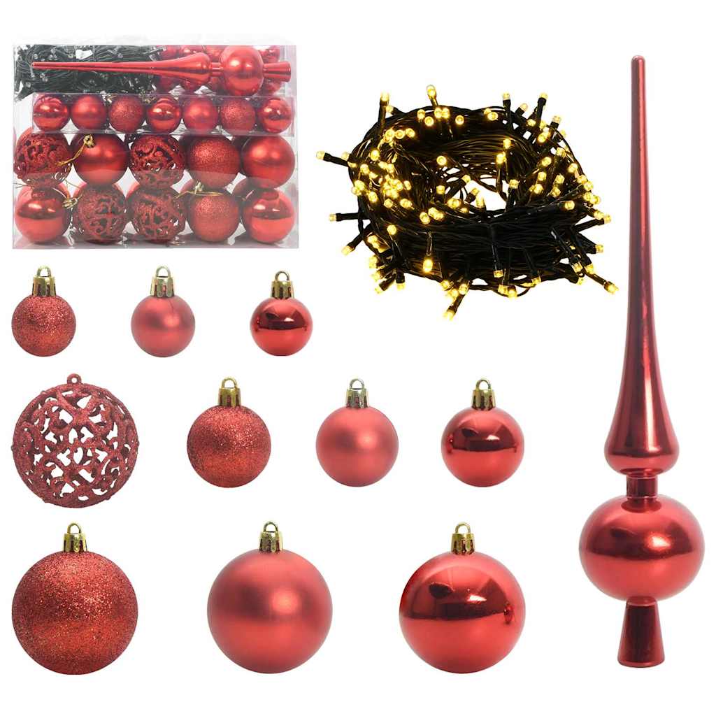 Künstlicher Klappbarer Weihnachtsbaum Mit 150 Leds
