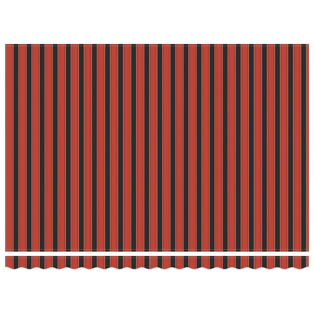 Einziehbare Markise Orange Und Braun 450 X 300 Cm