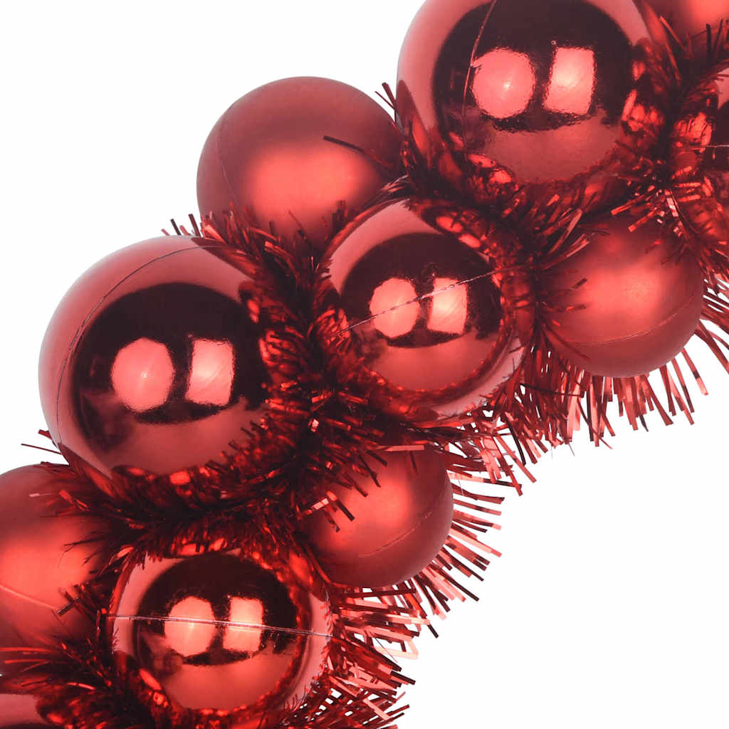 Weihnachtsballkränze 2 Pcs 33 X 33 X 7 Cm Polystyrol