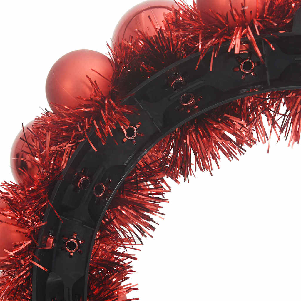 Weihnachtsballkränze 2 Pcs 33 X 33 X 7 Cm Polystyrol