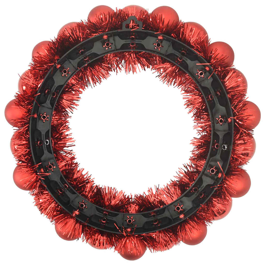 Weihnachtsballkränze 2 Pcs 33 X 33 X 7 Cm Polystyrol