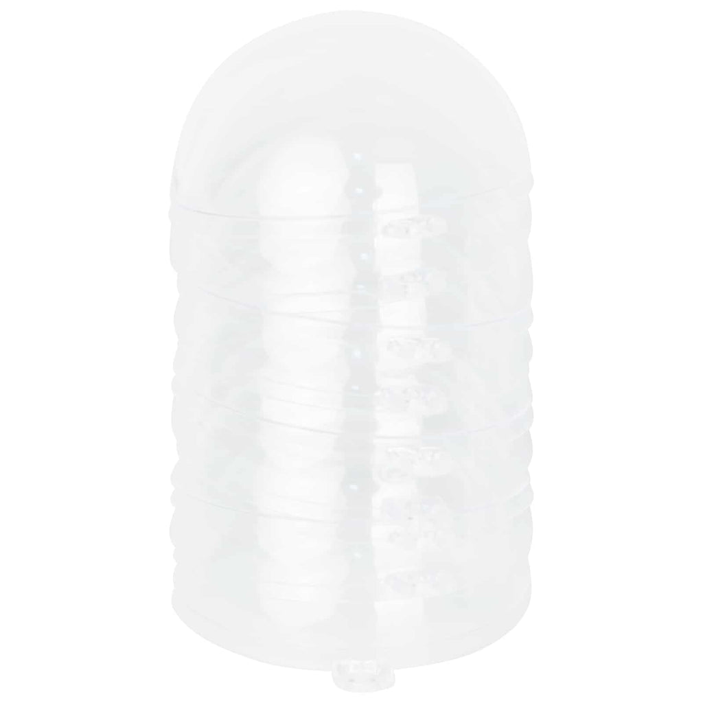 Weihnachtskugel-Set 50 Pcs Transparent Kunststoff