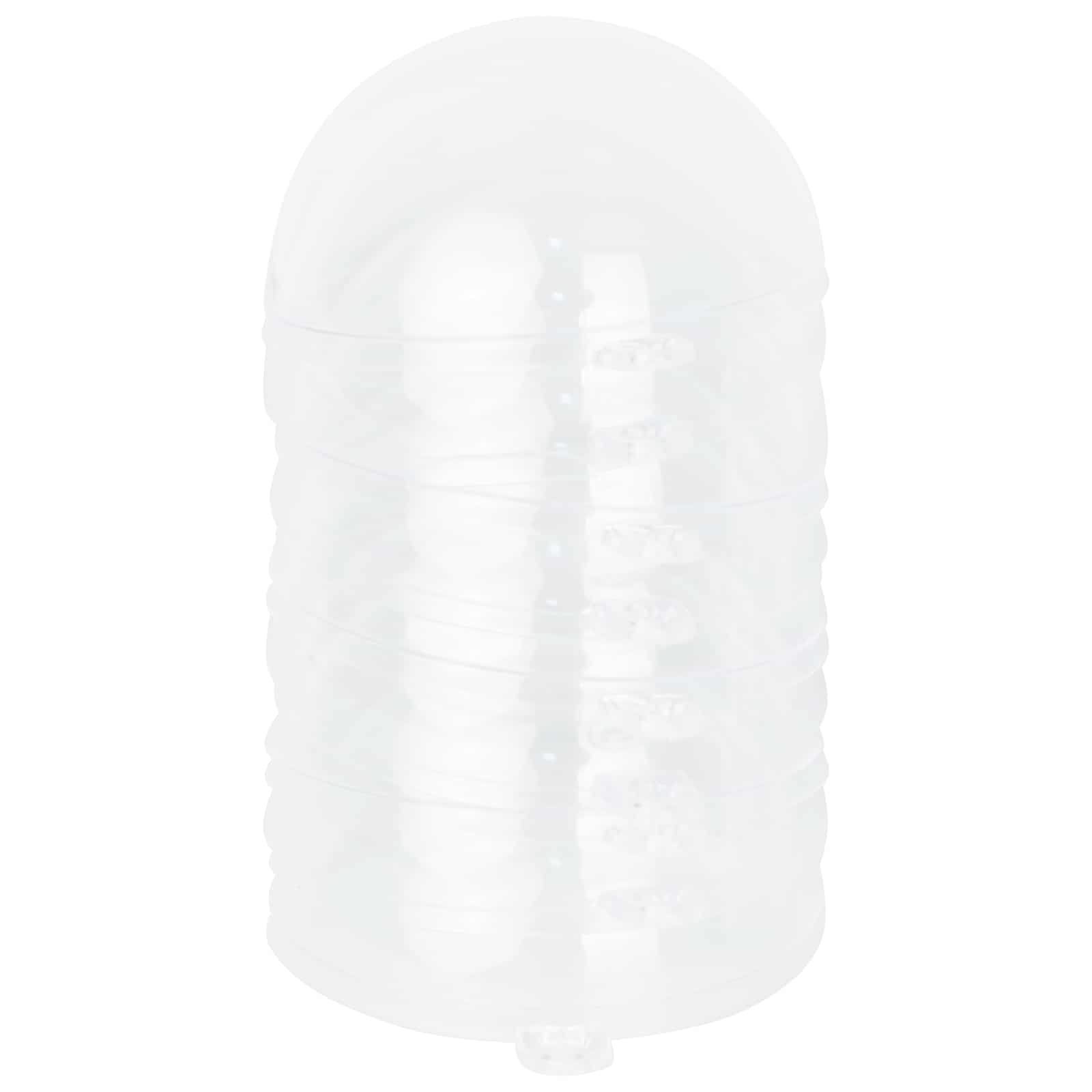 Weihnachtskugel-Set 50 Pcs Transparent Kunststoff