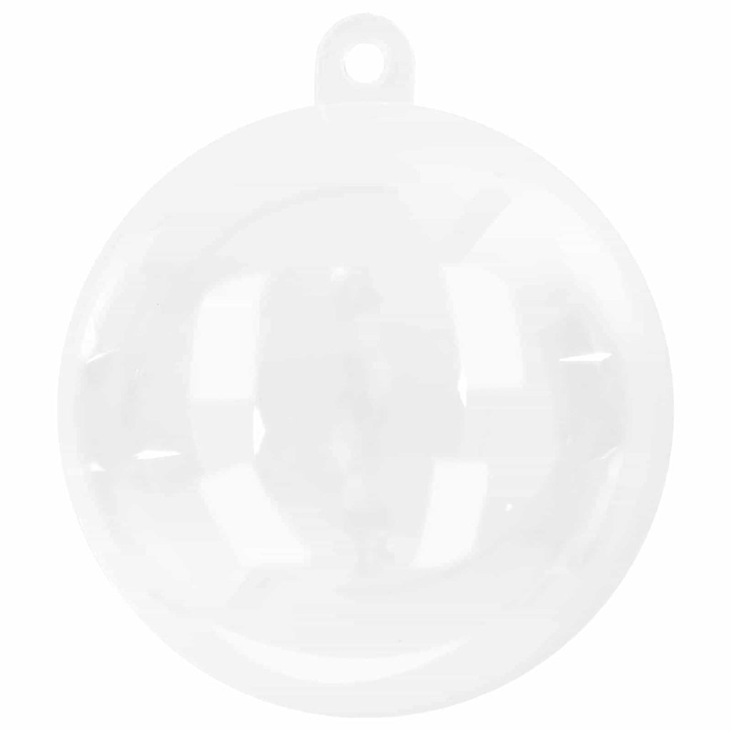 Weihnachtskugel-Set 50 Pcs Transparent Kunststoff
