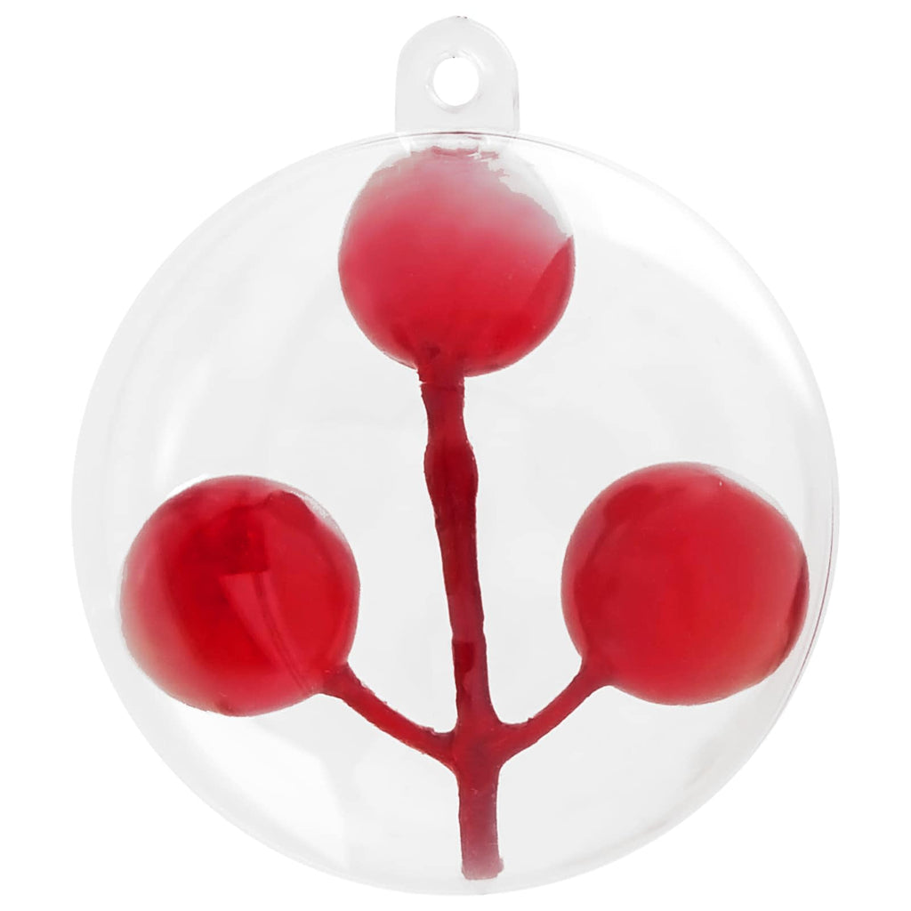 Weihnachtskugel-Set 50 Pcs Transparent Kunststoff