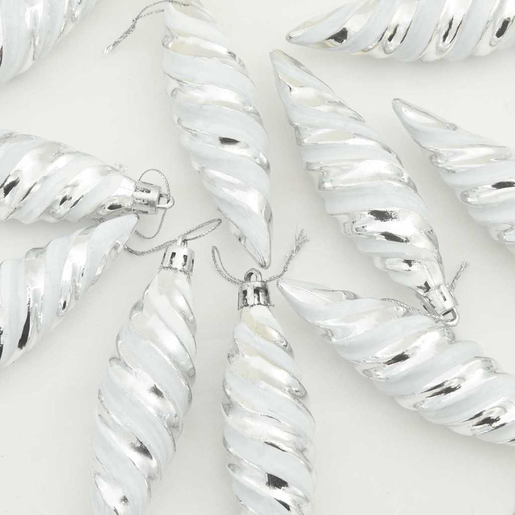 Christmas Spiral Shape Ball 40 Pcs Kunststoff
