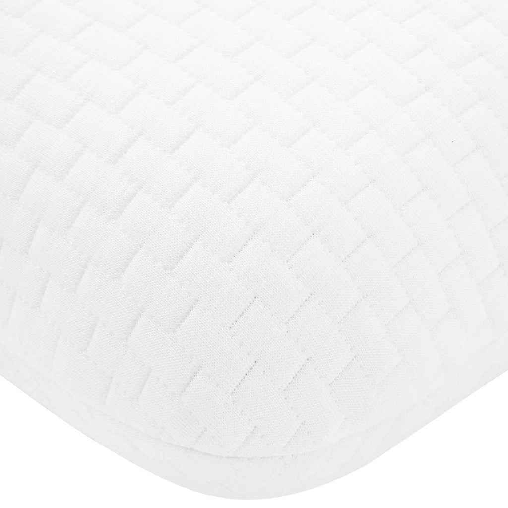 Schlafkissen Uni Weiß 60 X 40 X 13 Cm Viscoschaum