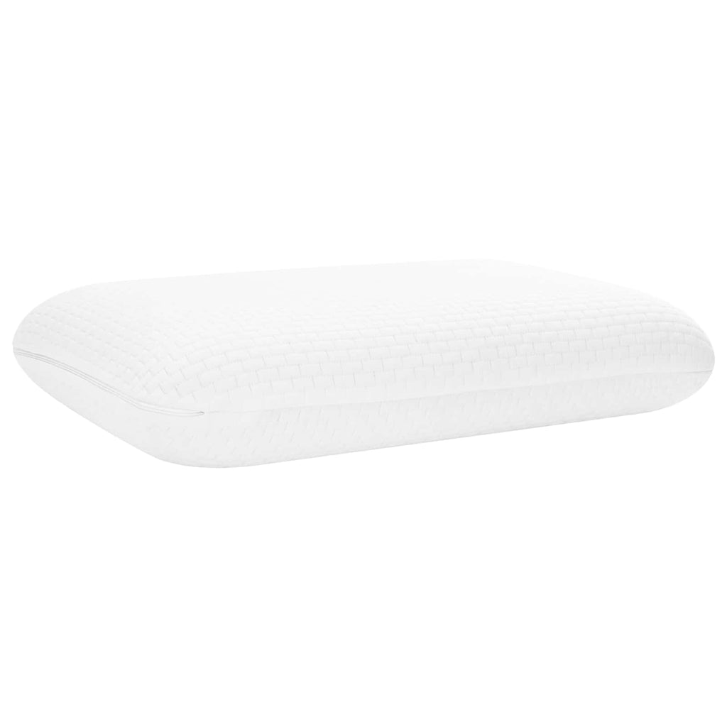 Schlafkissen Uni Weiß 60 X 40 X 13 Cm Viscoschaum