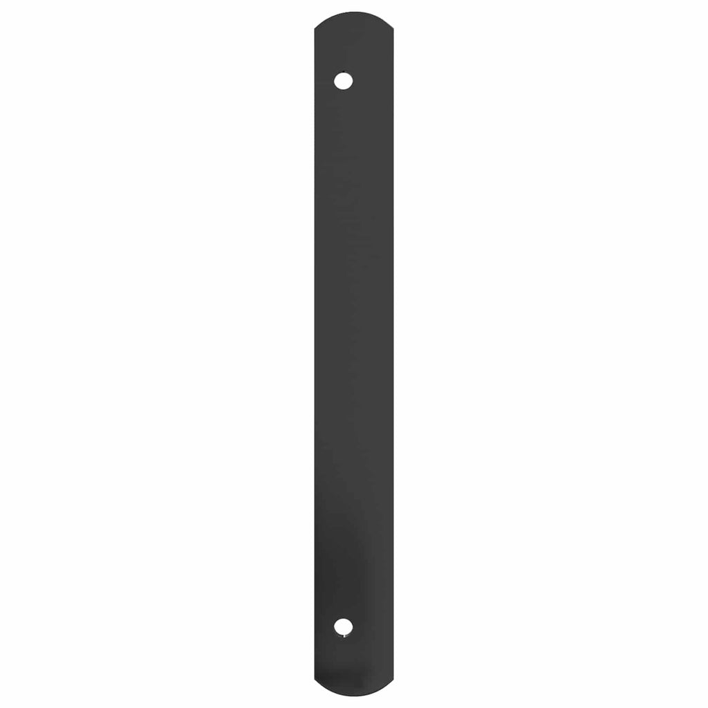 Fenstergitter Schwarz 76 X 30 Cm Pulverbeschichteter Stahl