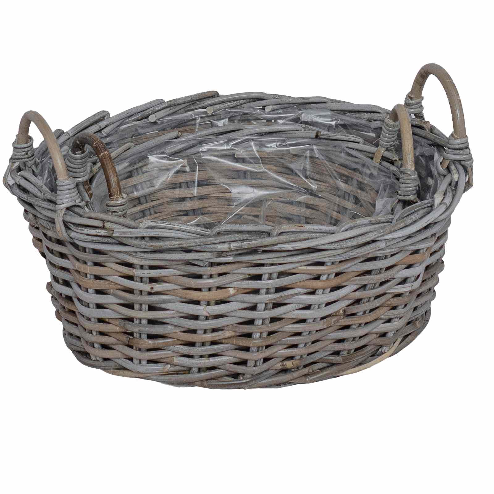 Blumentopfkorb Mit Speicher 2 Pcs Lacak Rattan