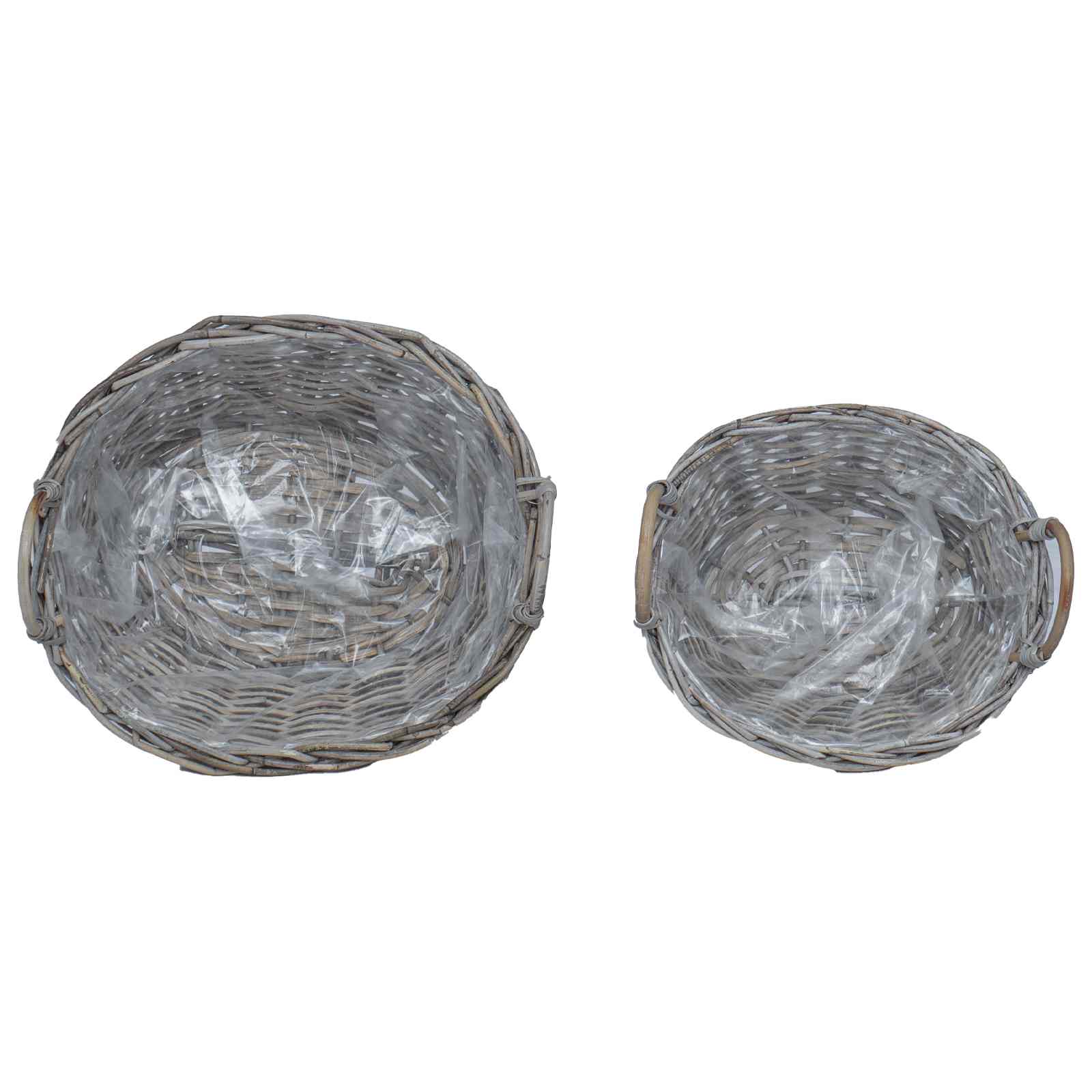 Blumentopfkorb Mit Speicher 2 Pcs Lacak Rattan