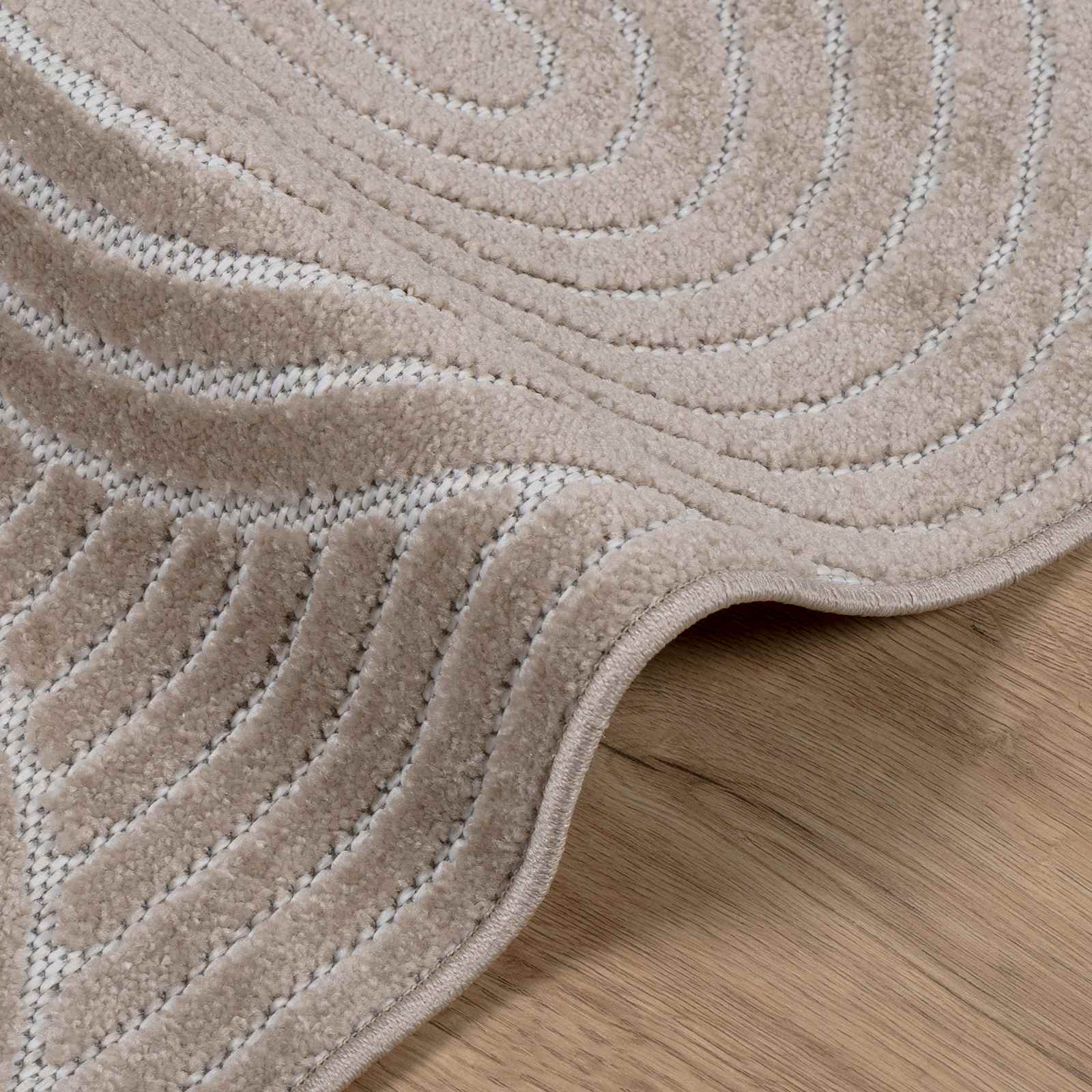 Bereichsteppiche Palmeras 150 X 80 Cm Polyester Beige