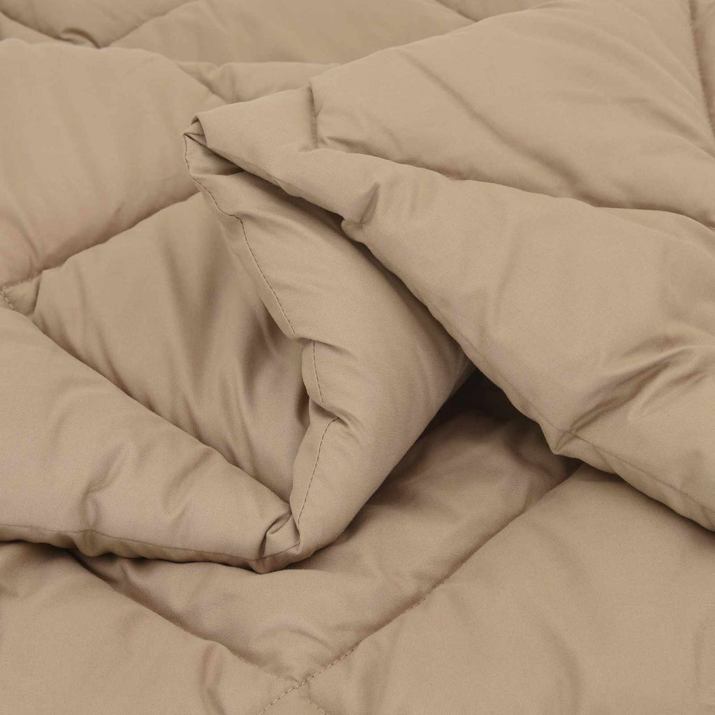 Sommerdecke 200 X 135 Cm Microfiber Taupe