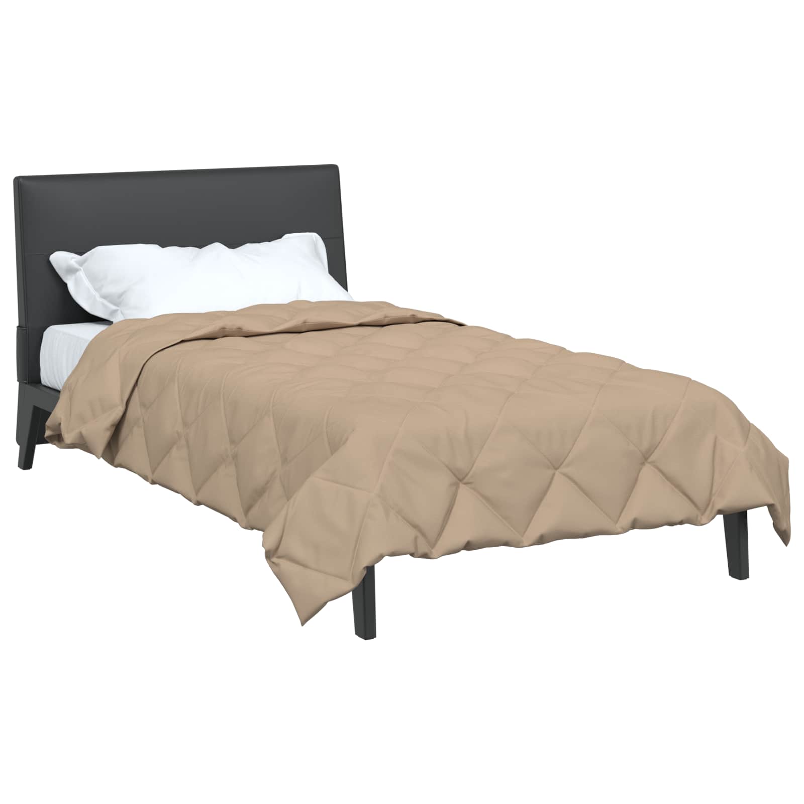 Sommerdecke 200 X 135 Cm Microfiber Taupe