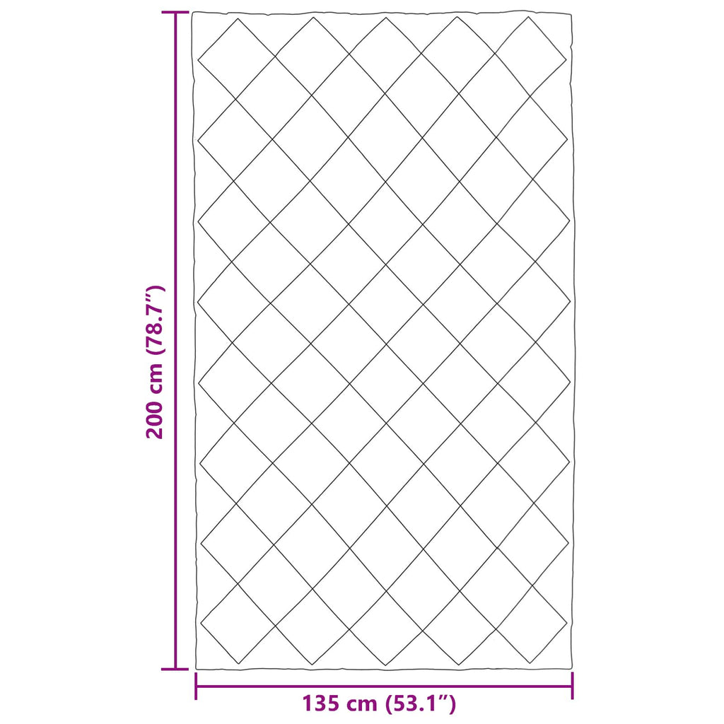 Sommerdecke 200 X 135 Cm Microfiber Taupe